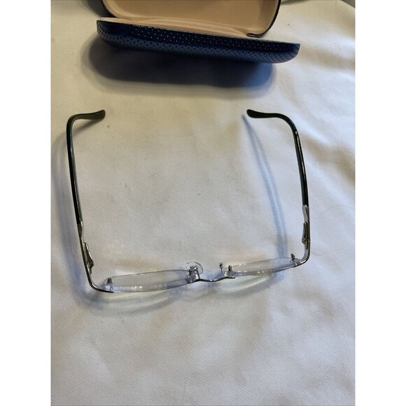 Daniel Swarovski Rimless Glasses 23K Gold Plated Frame Austria W/ Case - Picture 2 of 9